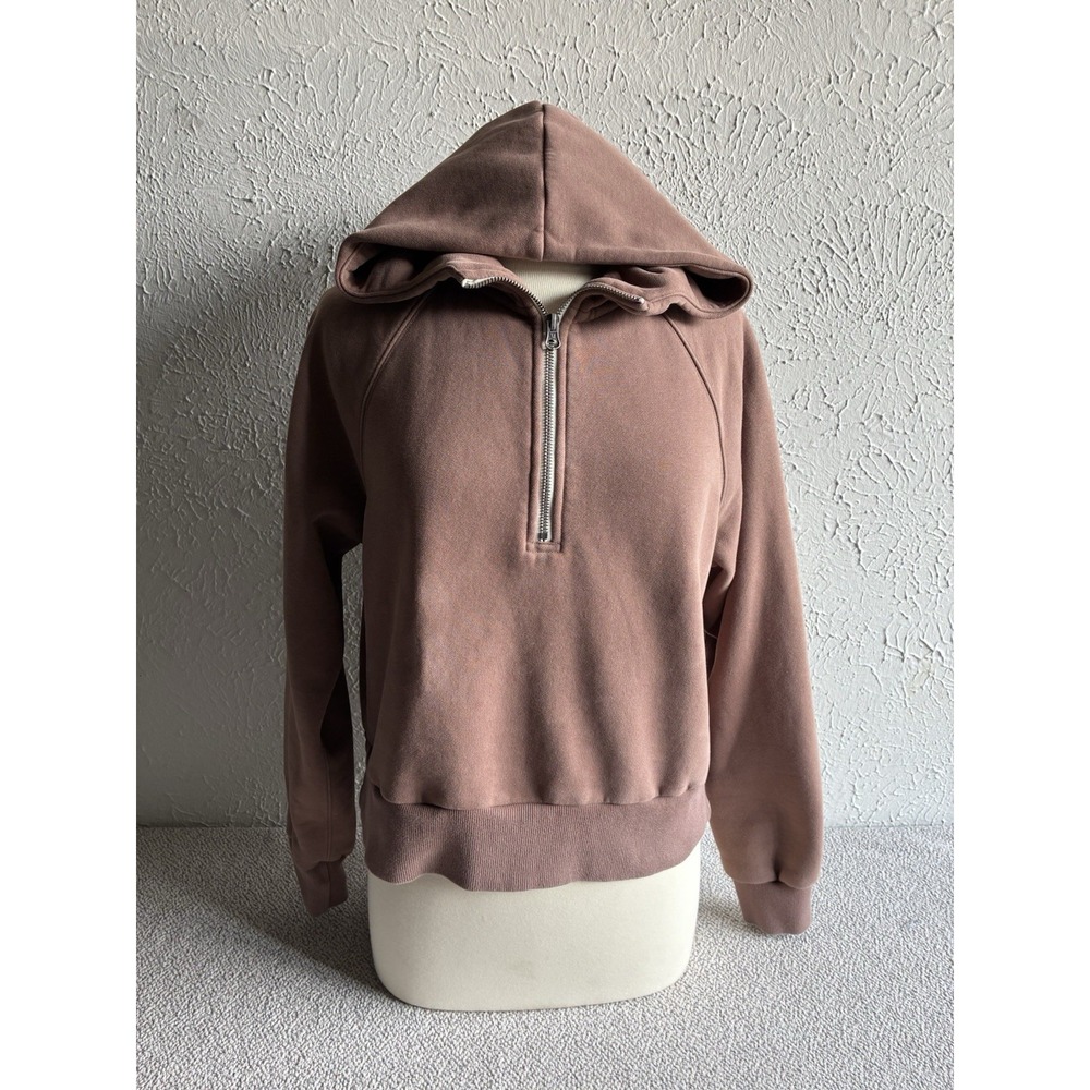 Vuori Restore Half Zip Hoodie VW288 Clove Women's Size S